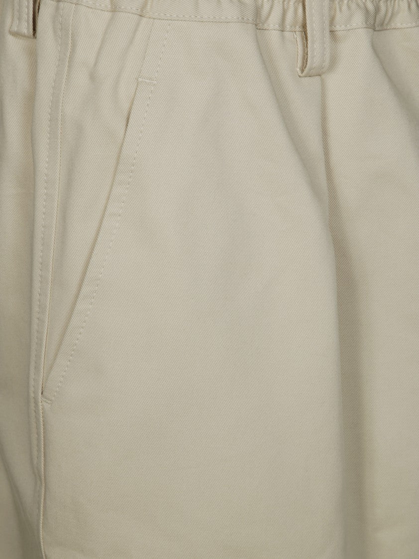 Marni Relaxed Fit Low-Rise Trousers With Tapered Leg