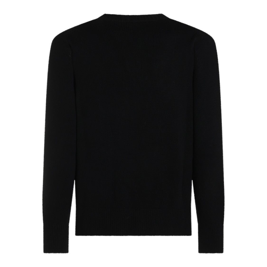 Burberry Black Wool Crewneck Sweater