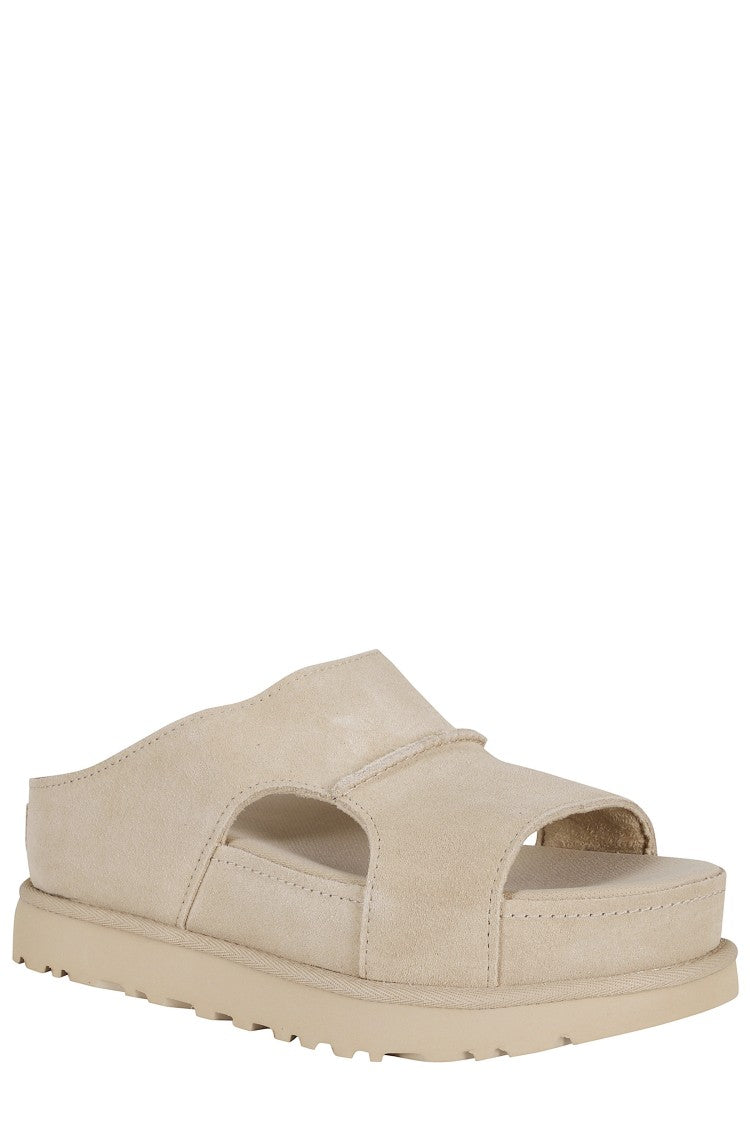 Ugg Sand W Goldenstar Hi Cutout Slide Suede Mules