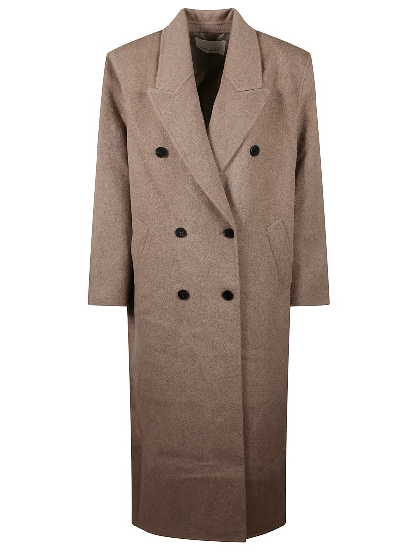 The Frankie Shop Gaia Double-Breasted Coat