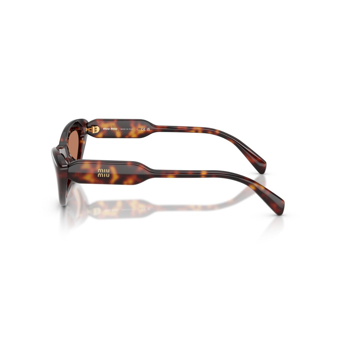 Miu Miu 0Mu B11su Cat-Eye Tortoiseshell Sunglasses