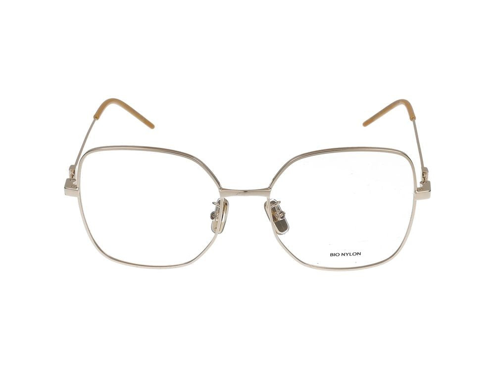 Givenchy Black Square Metal Eyeglasses
