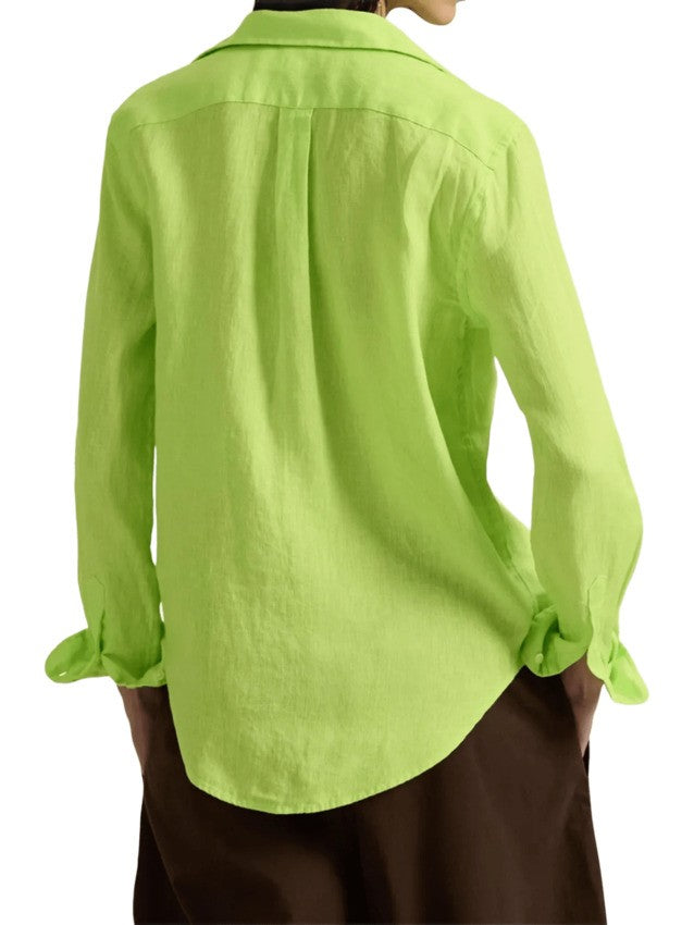 Polo Ralph Lauren Electric Lime Linen Shirt