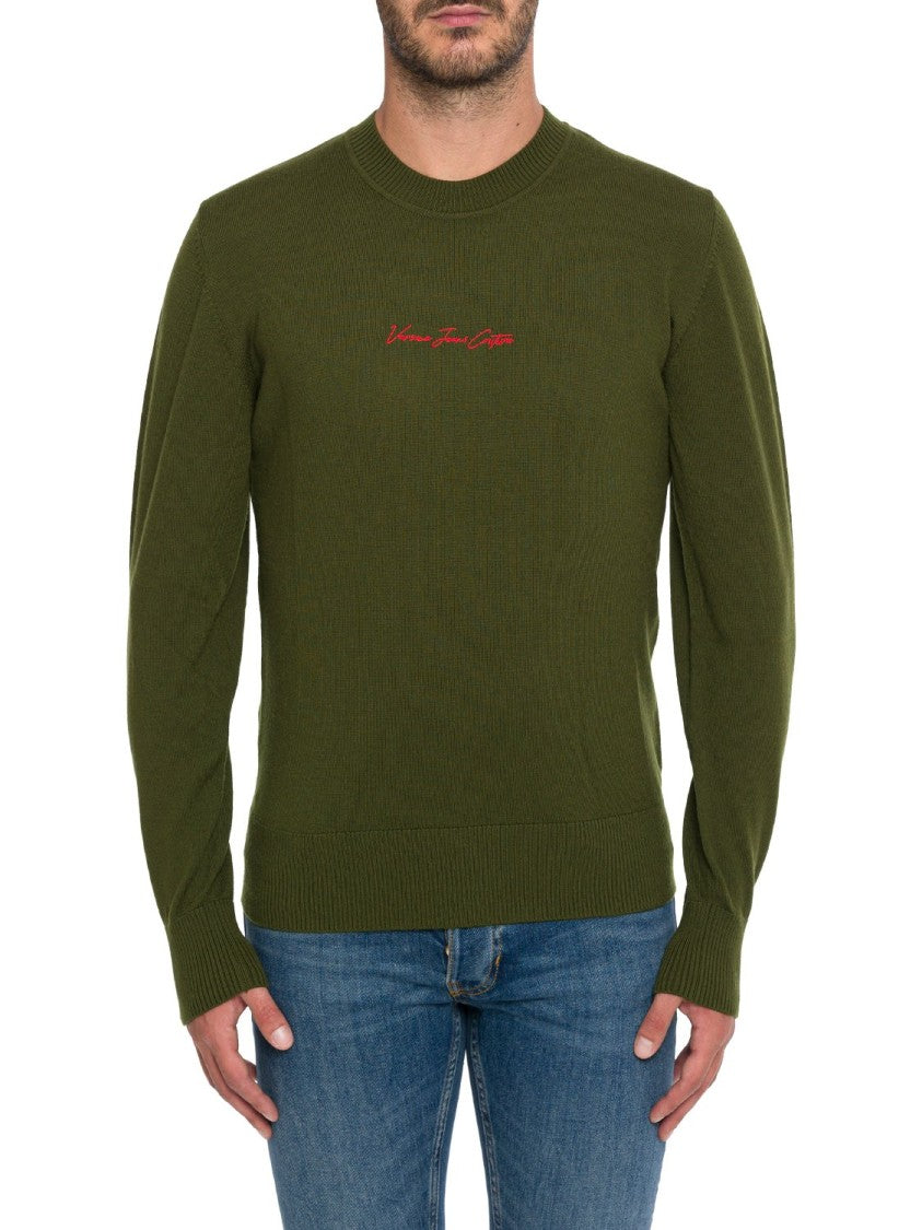 Versace Jeans Couture Classic Crew Neck Wool Sweatshirt