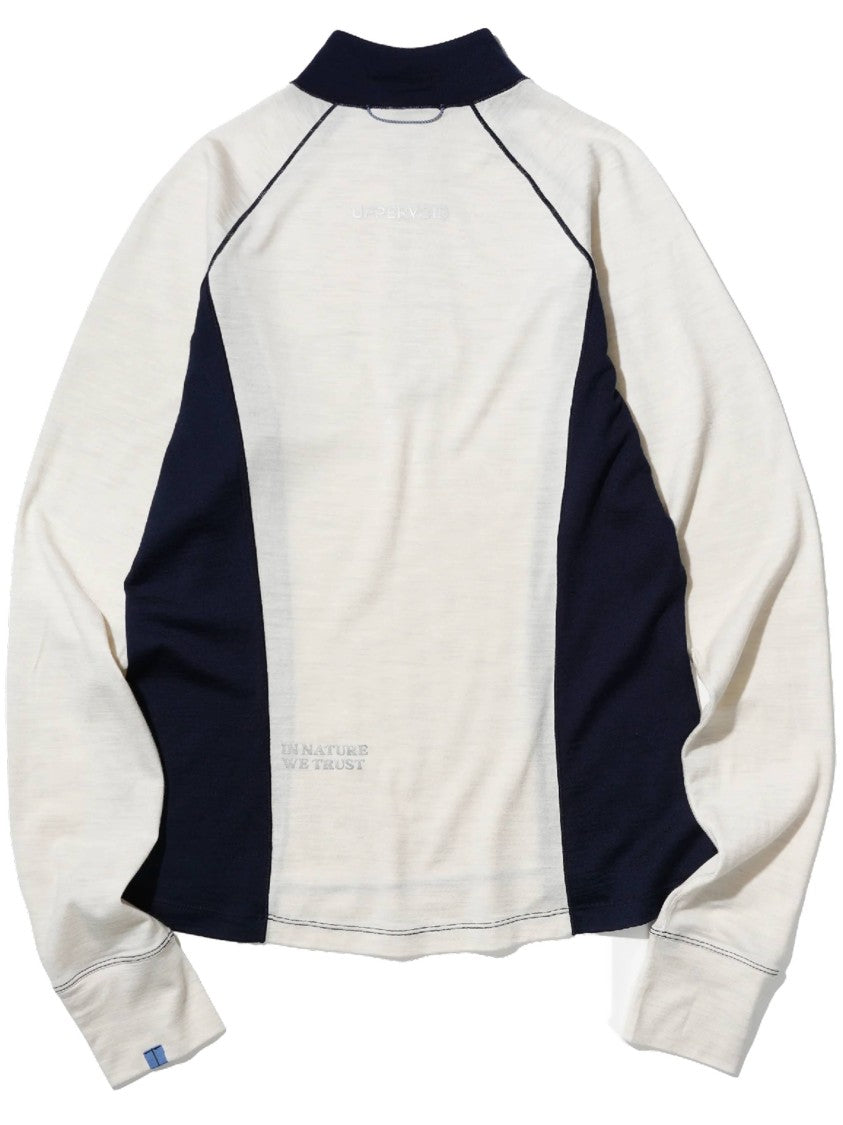 Uppervoid Neutral Oba Long Sleeve Cotton T-Shirt