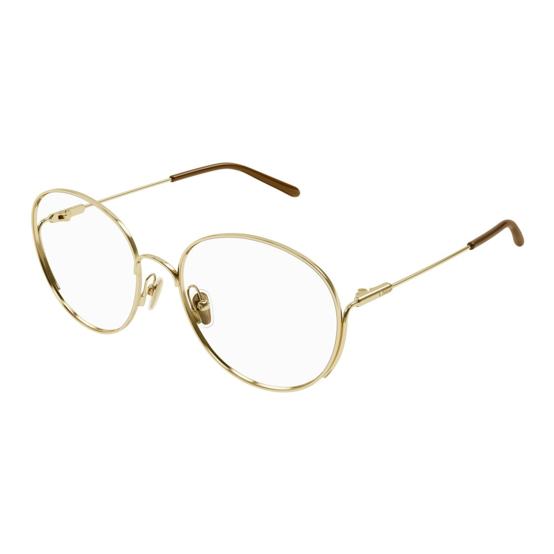 Chloé Ch0209o Delicate Gold-Tone Metal Frame Eyeglasses