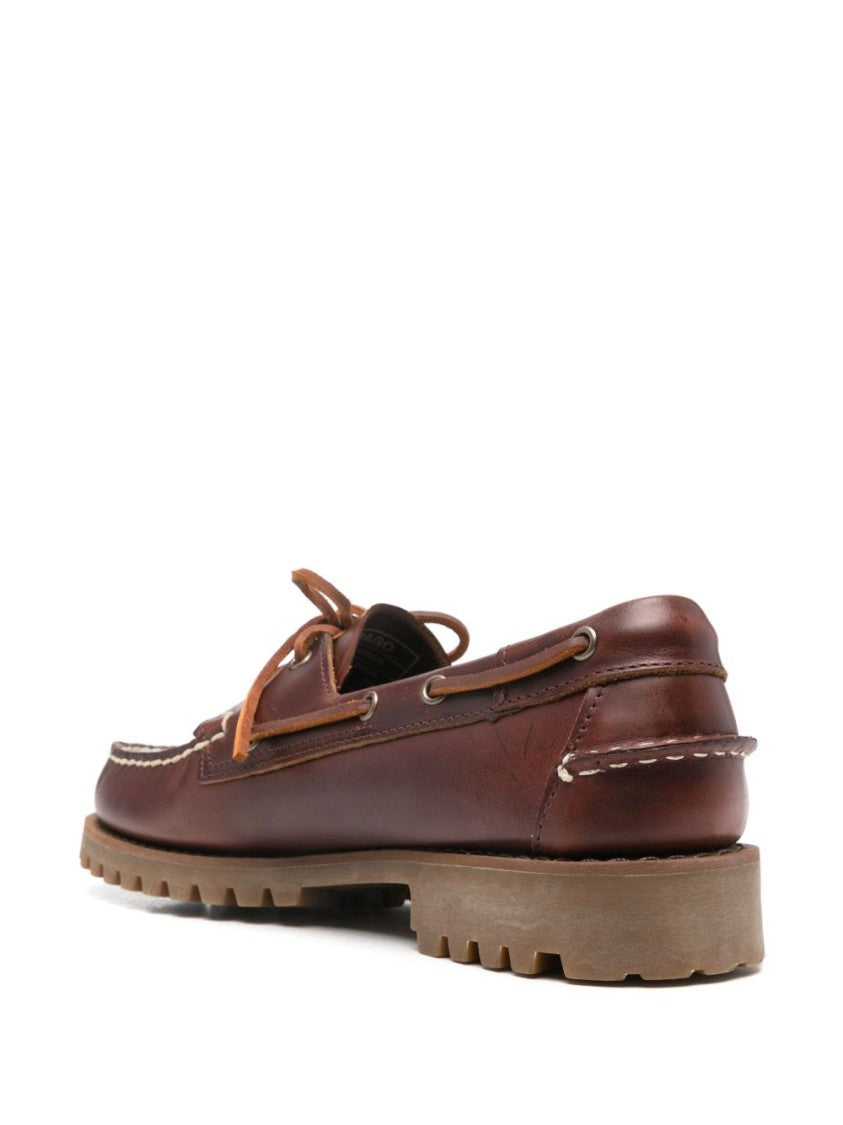 Sebago Classic Moccasin Brown Leather Loafers