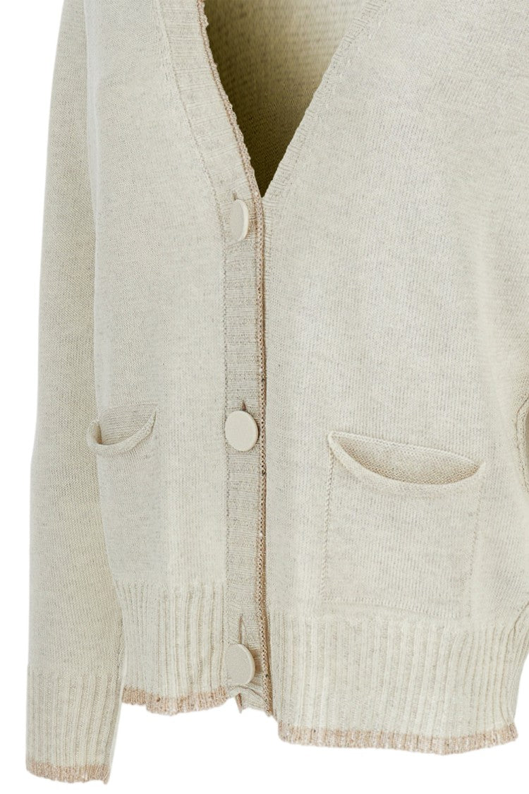 Lorena Antoniazzi Classic White Sweater With Design