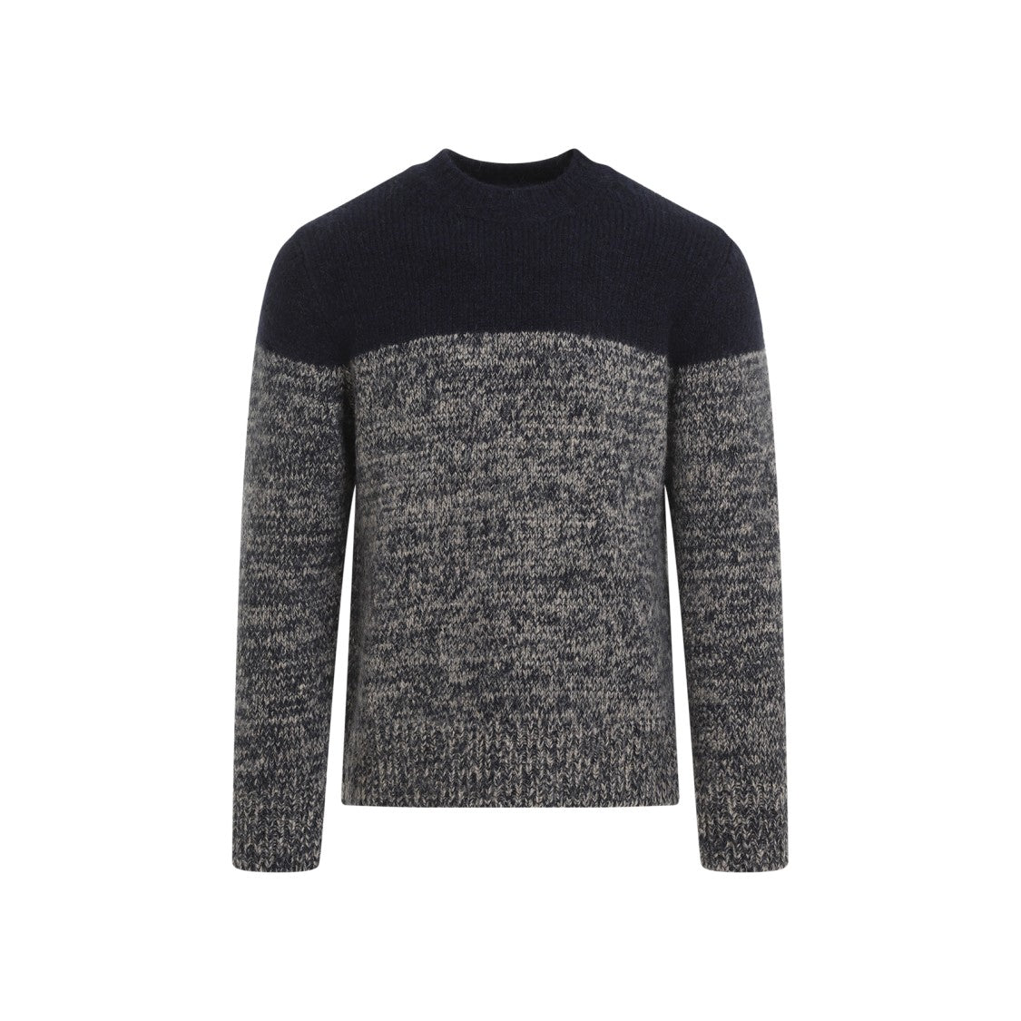 Dries Van Noten Blue Wool Blend Sweater