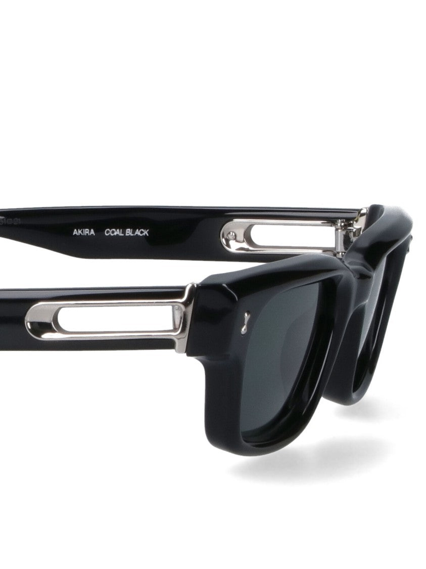 Chimi Minimalist Black Frame Sunglasses With Dark-Tinted Lenses