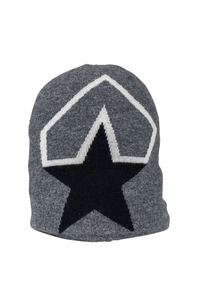 Moncler Heather Grey Wool Beanie