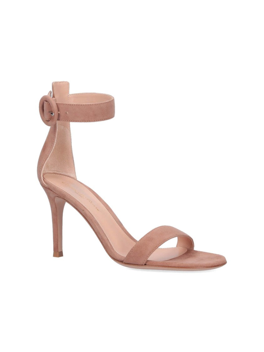Gianvito Rossi "Portofino 85" Sandals – Pink