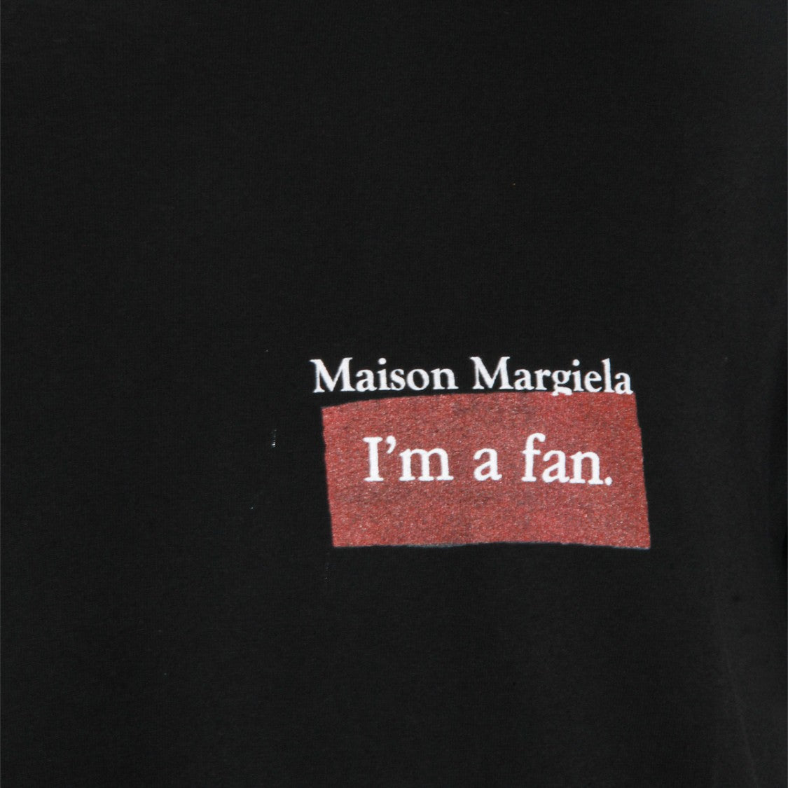 Maison Margiela Black Cotton T-Shirt