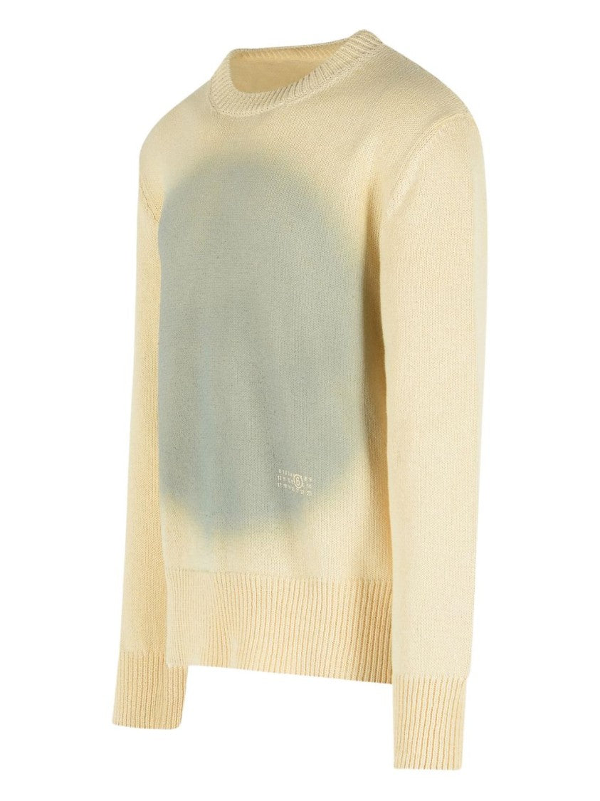 Mm6 By Maison Margiela Subtle Gradient Knit Sweater