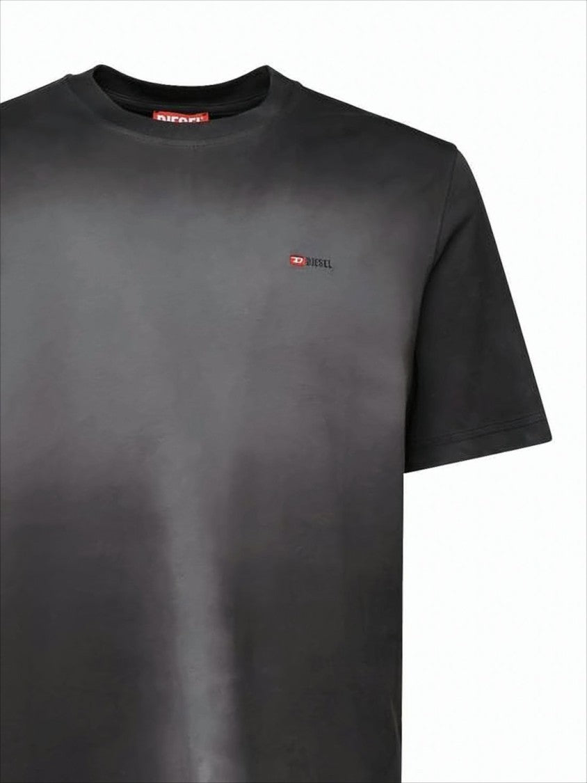 Diesel Gradient Effect T-Shirt With Discreet Logo Detail