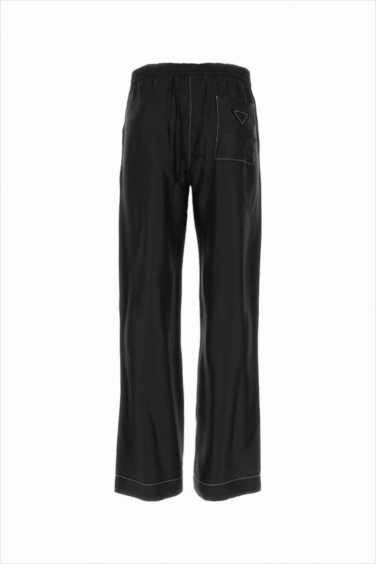 Prada Tailored Black Silk Pants