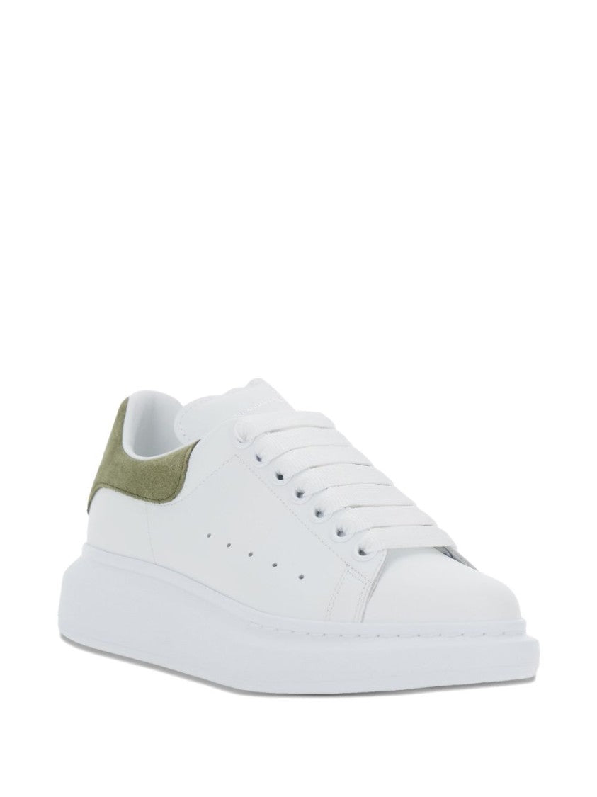 Alexander Mcqueen White Leather Sneakers