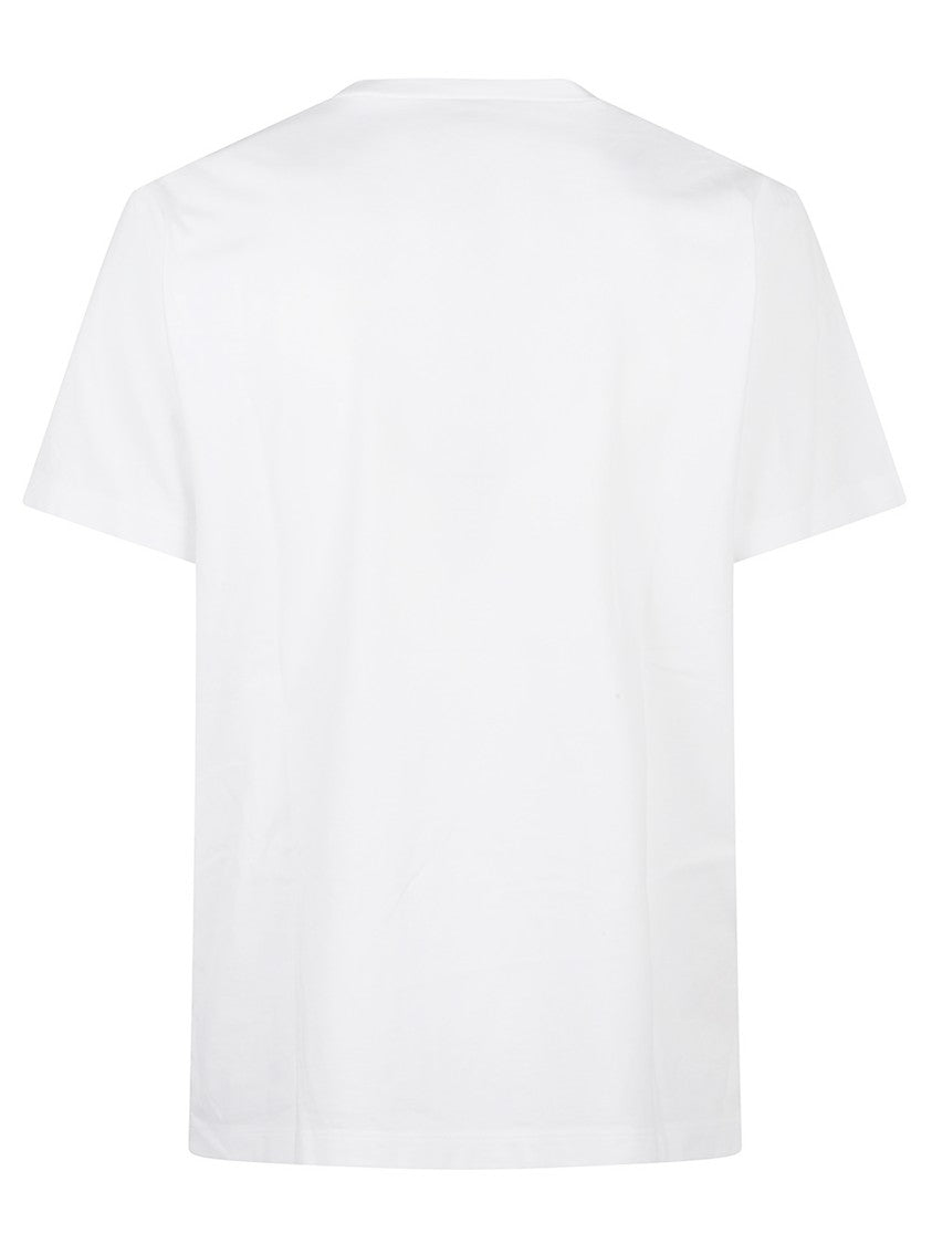 Dsquared2 White Cotton T-Shirt With Bold Graphic Logo