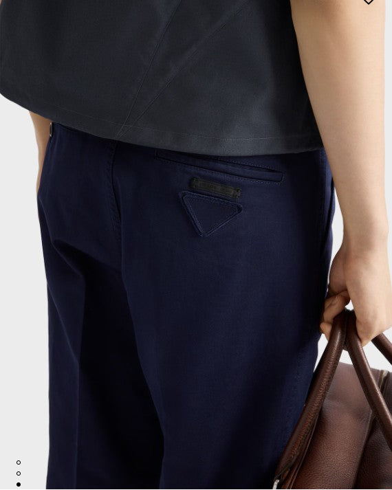 Prada Straight-Leg Trousers With Tailored Design