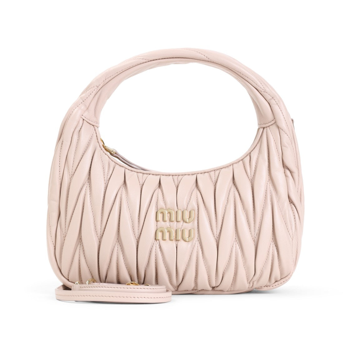Miu Miu Quilted Lamb Leather Cipria Handbag
