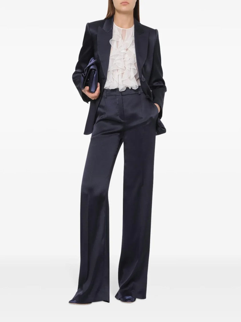 Alberta Ferretti Classic Tailored Jacket With Structured Fit