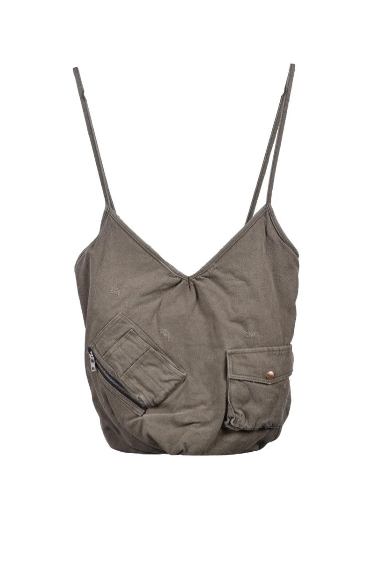 We11done We11done Military Canvas Bag - Khaki