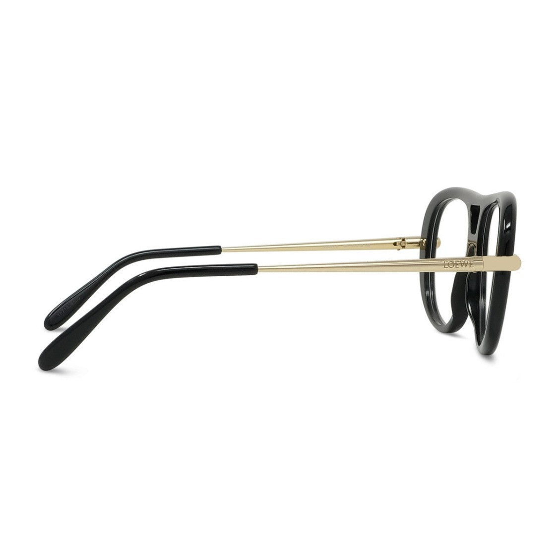 Loewe Black Lw50112i Slim Bold Pilot Acetate Eyeglasses