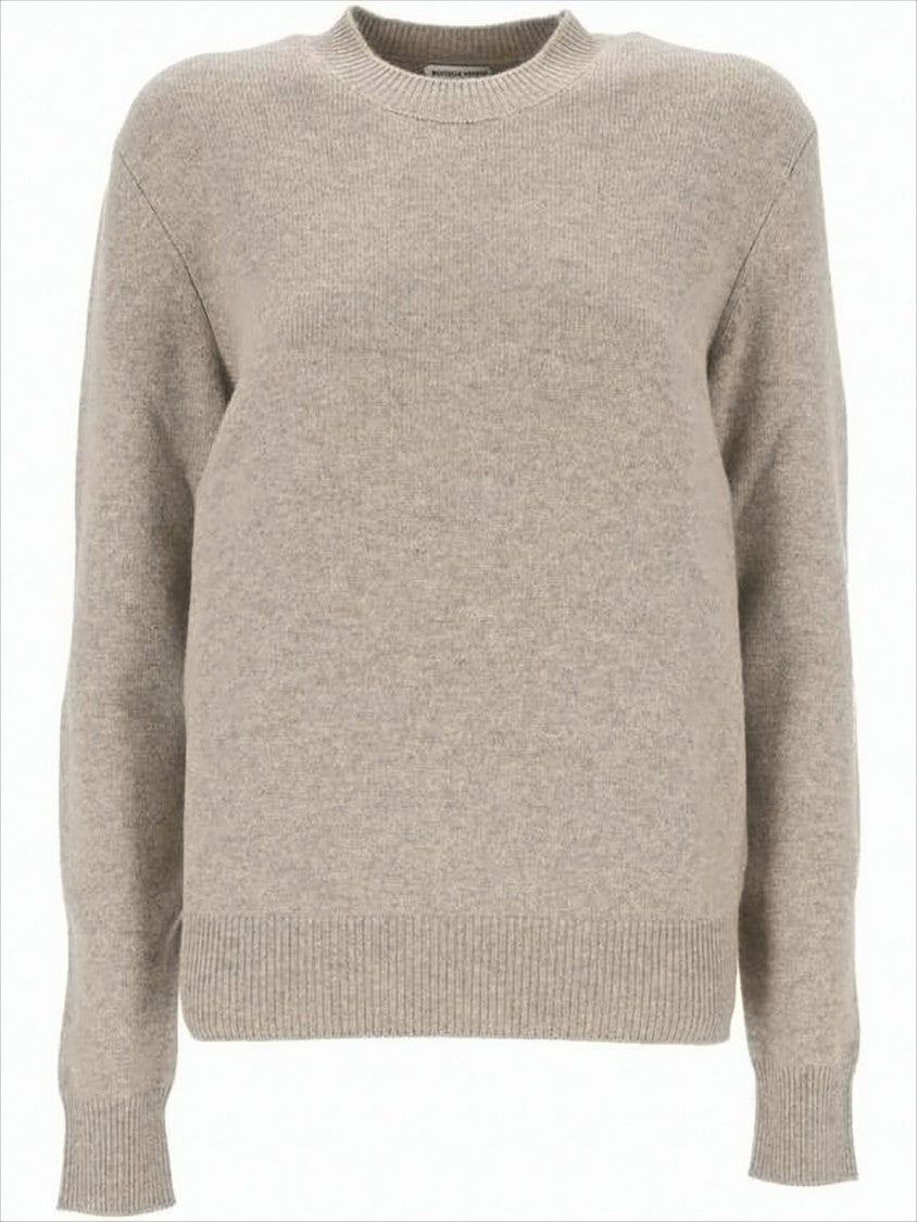 Bottega Veneta Knit Sweater With Leather Elbow Patches