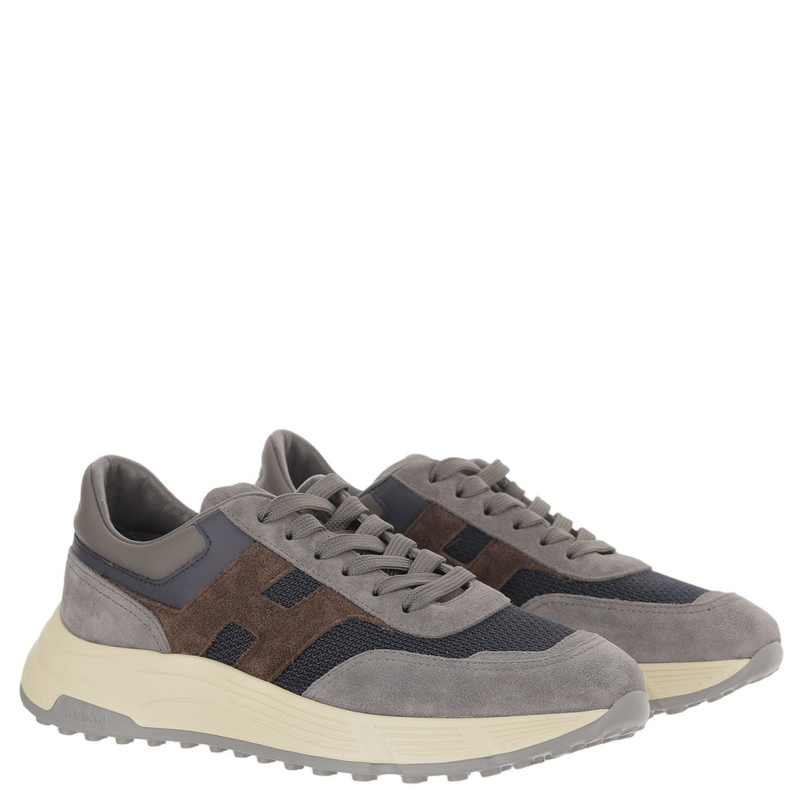 Hogan Layered Panel Design Hogan Sneakers With Memory Foam Insole