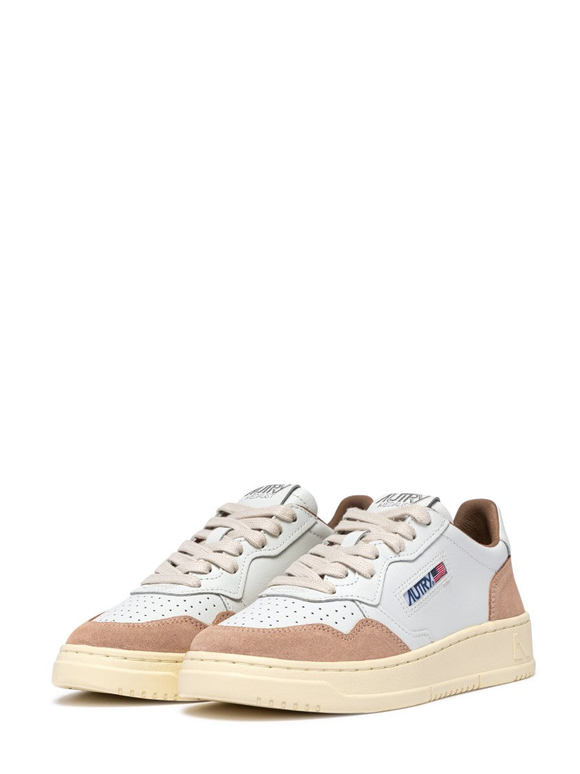 Autry Low-Top Sneakers With Soft Leather And Suede Accents