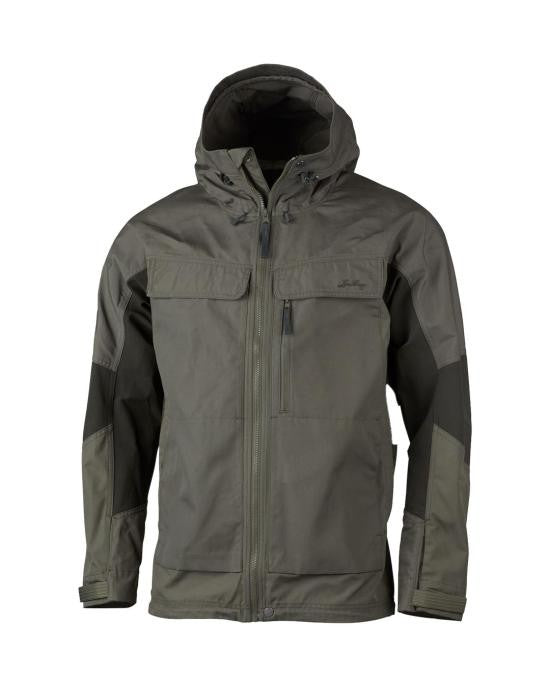 Lundhags Rugged Multi-Pocket Hooded Jacket With Adjustable Drawstrings