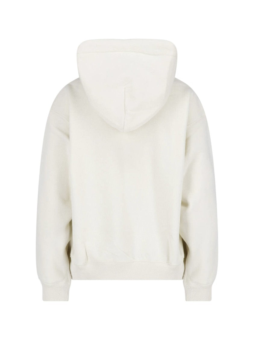 Polo Ralph Lauren White Relaxed Fit Bear Graphic Hoodie
