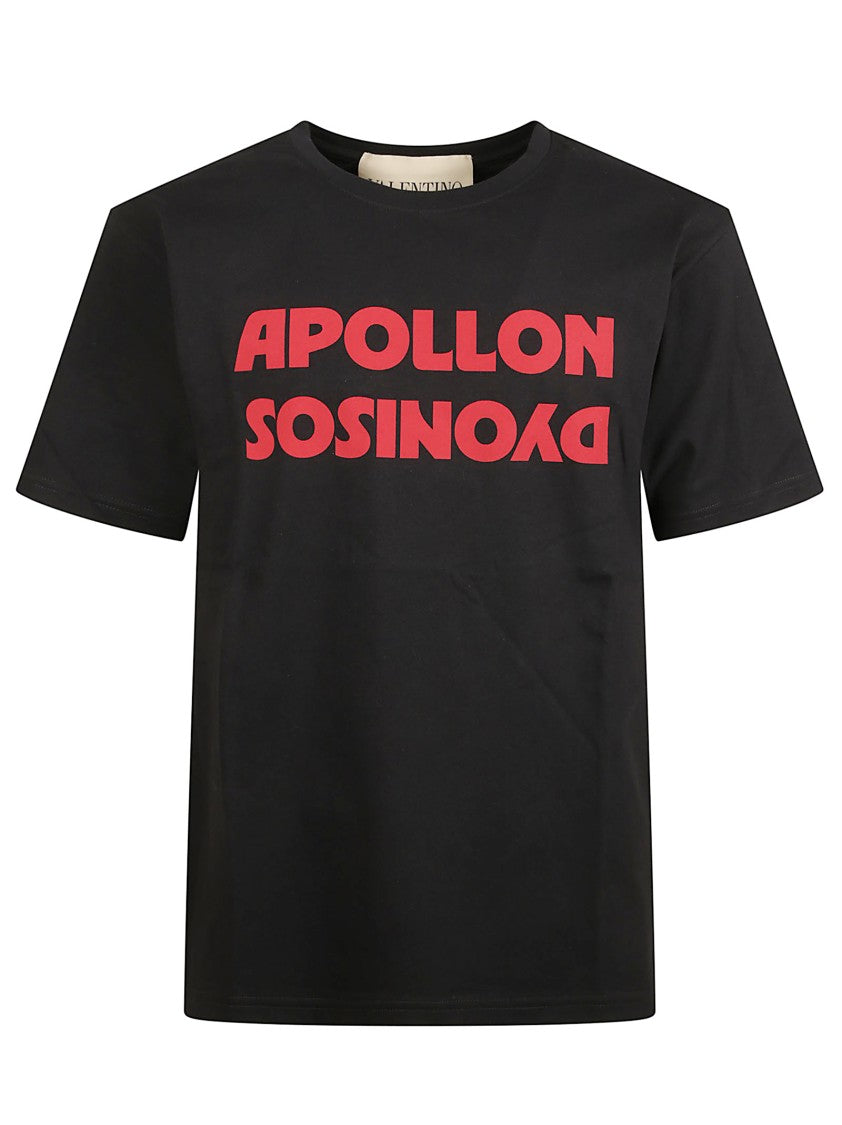 Valentino Garavani Pure Cotton T-Shirt With Contrasting Apollon/Dyonisos Print