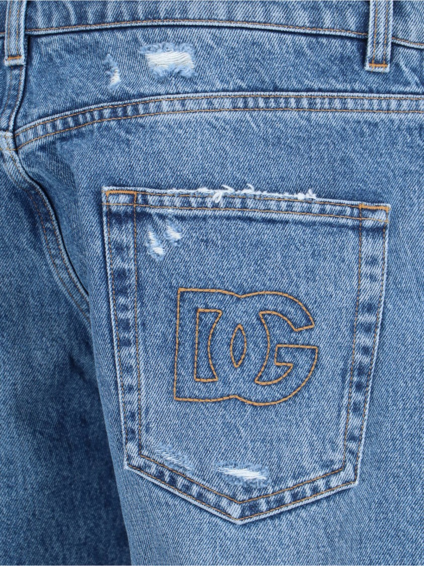 Dolce & Gabbana "Vintage" Straight Jeans – Blue