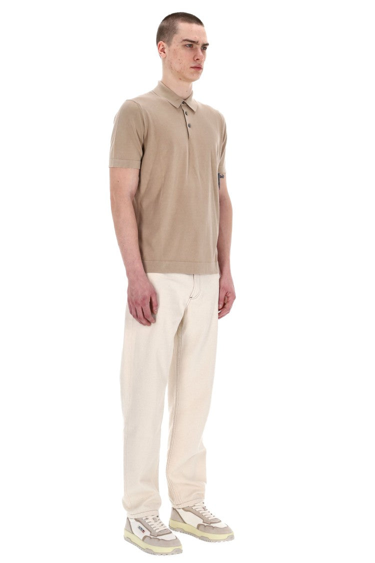 Drumohr Frosted Superlight Cotton Polo