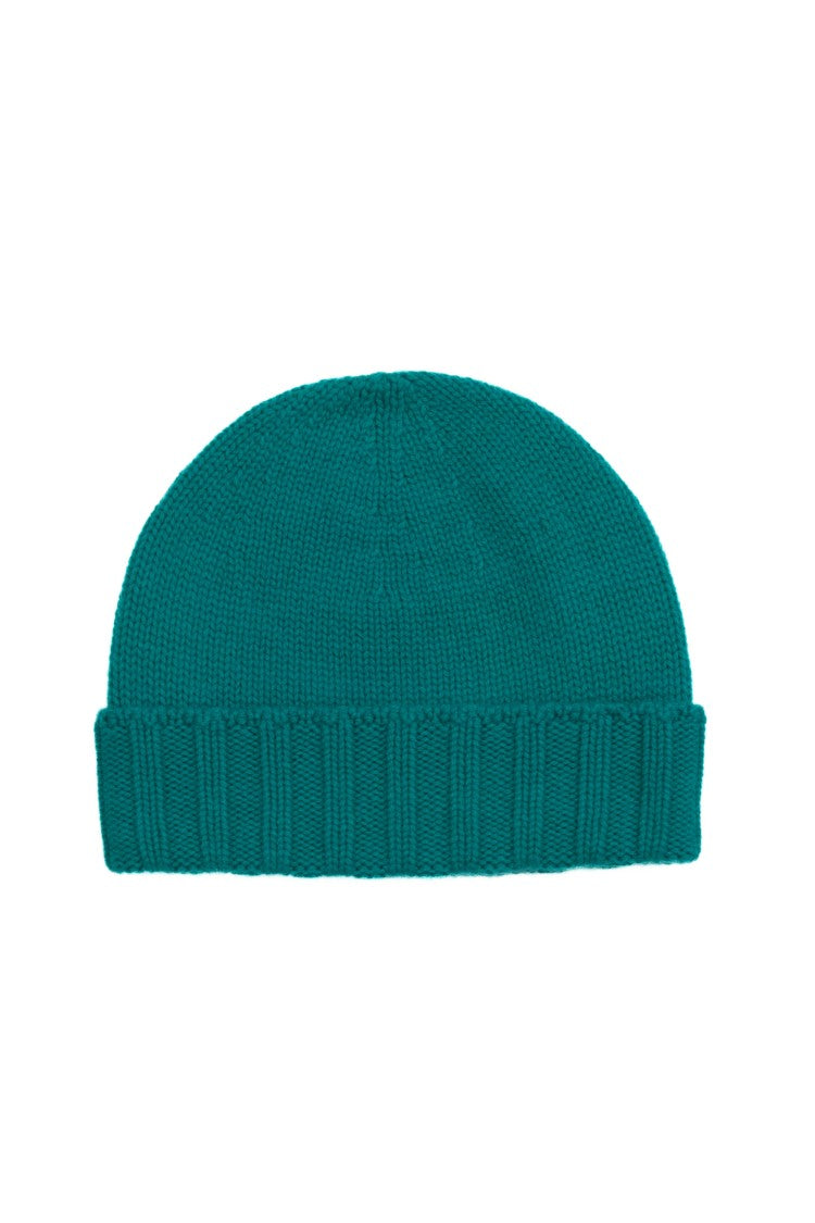 Drumohr Cashmere Beanie With Ribbed Cuff And Gift Box