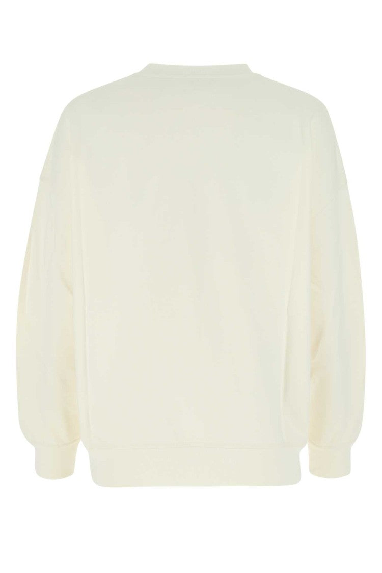 Alexander Mcqueen Ivory Cotton Oversize Sweatshirt