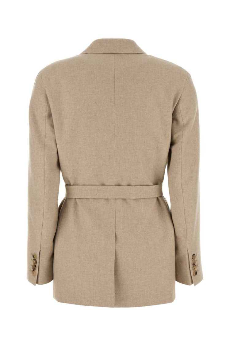 Max Mara Cappuccino Wool Blend Randers Blazer