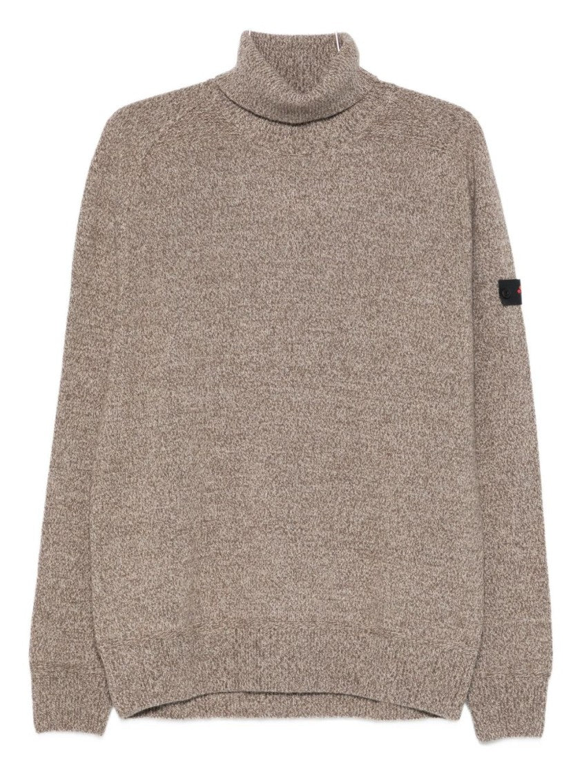 Peuterey Textured Knit Turtleneck Sweater By Peuterey