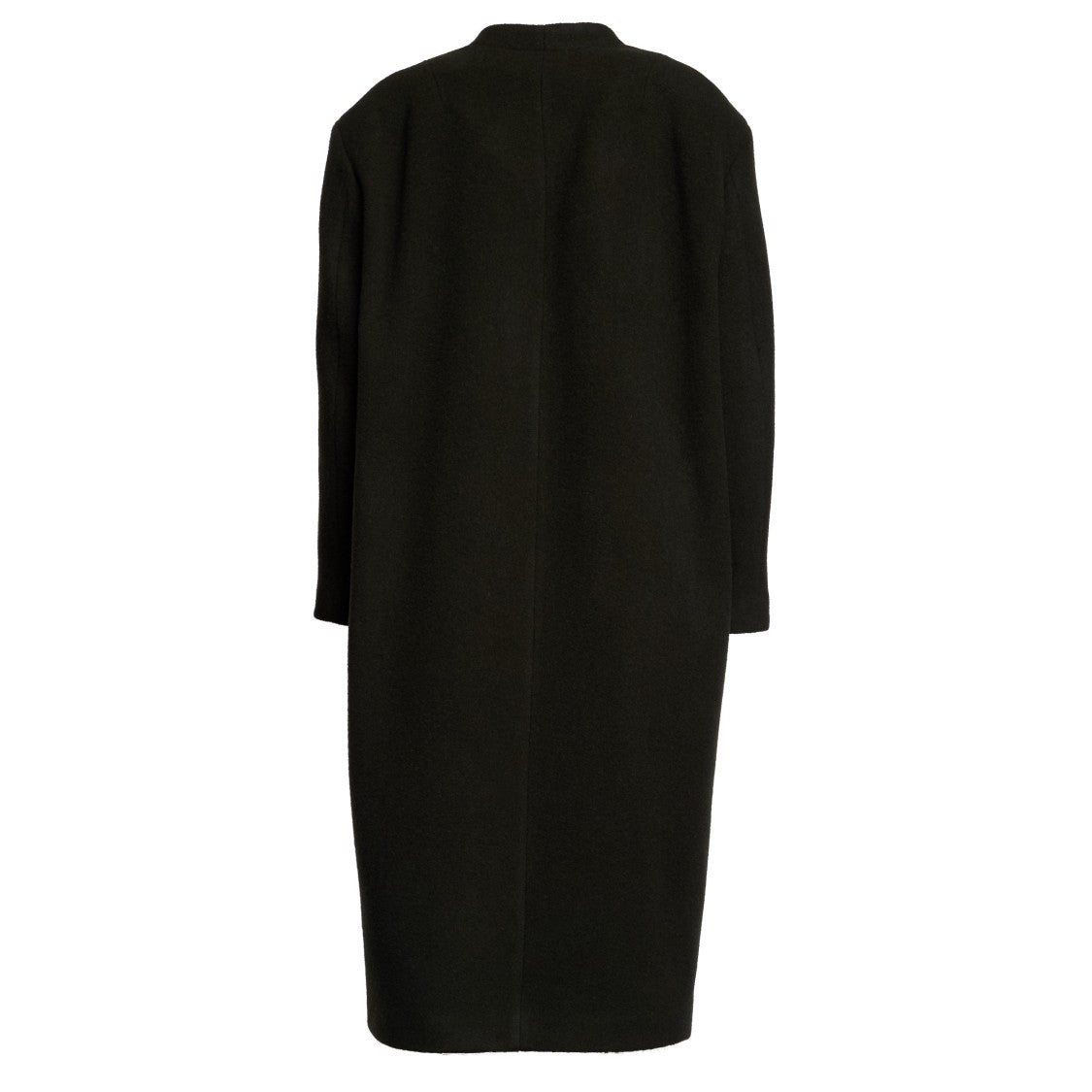 Isabel Marant Oversized Dark Khaki Wool Blend Coat