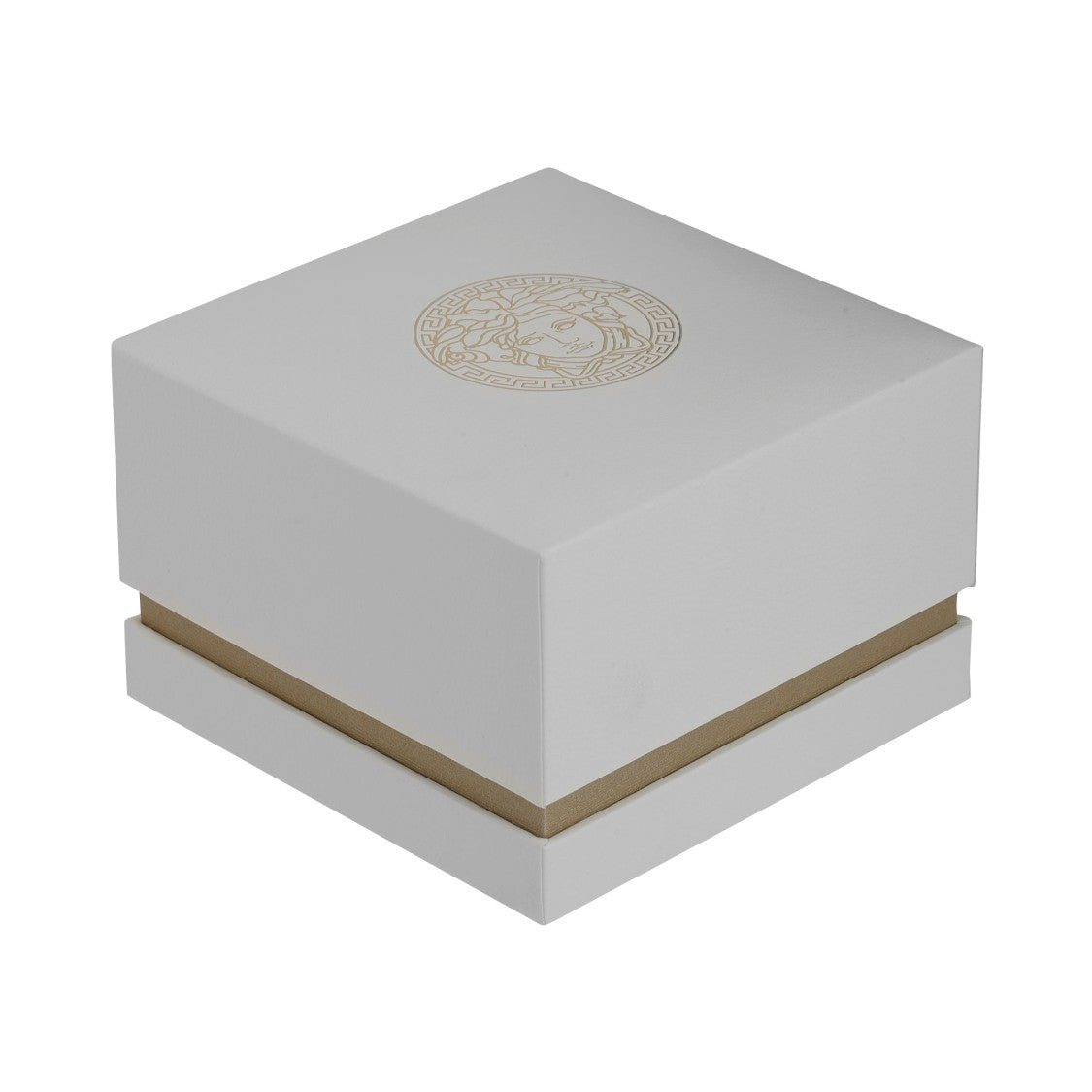 Versace Greca Logo Quartz Watch With Black Dial And Medusa Emblem