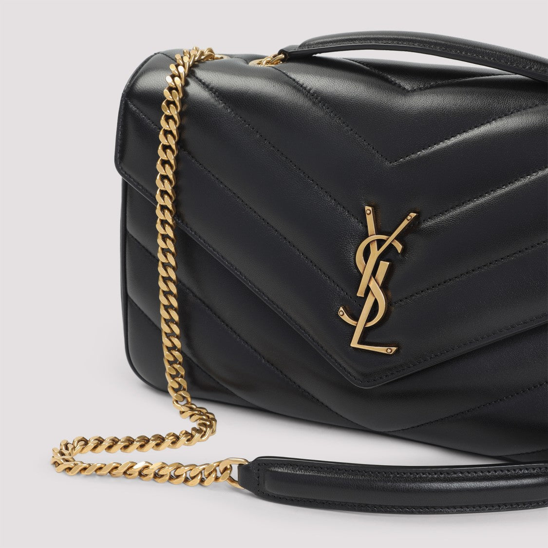 Saint Laurent Quilted Matelasse Leather Shoulder Bag