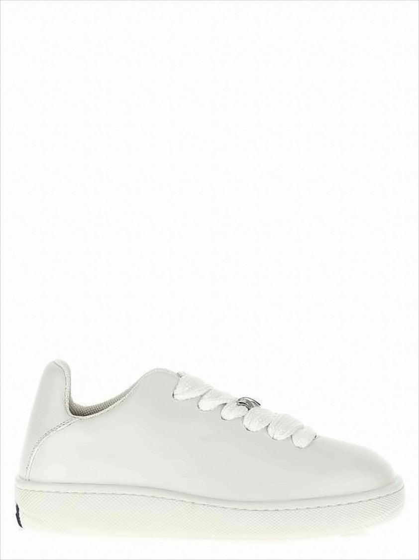 Burberry Minimalist White Cow Leather Sneakers