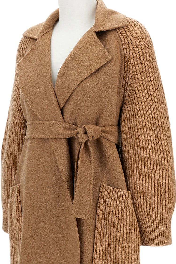 Max Mara Camel Long Wool Coat