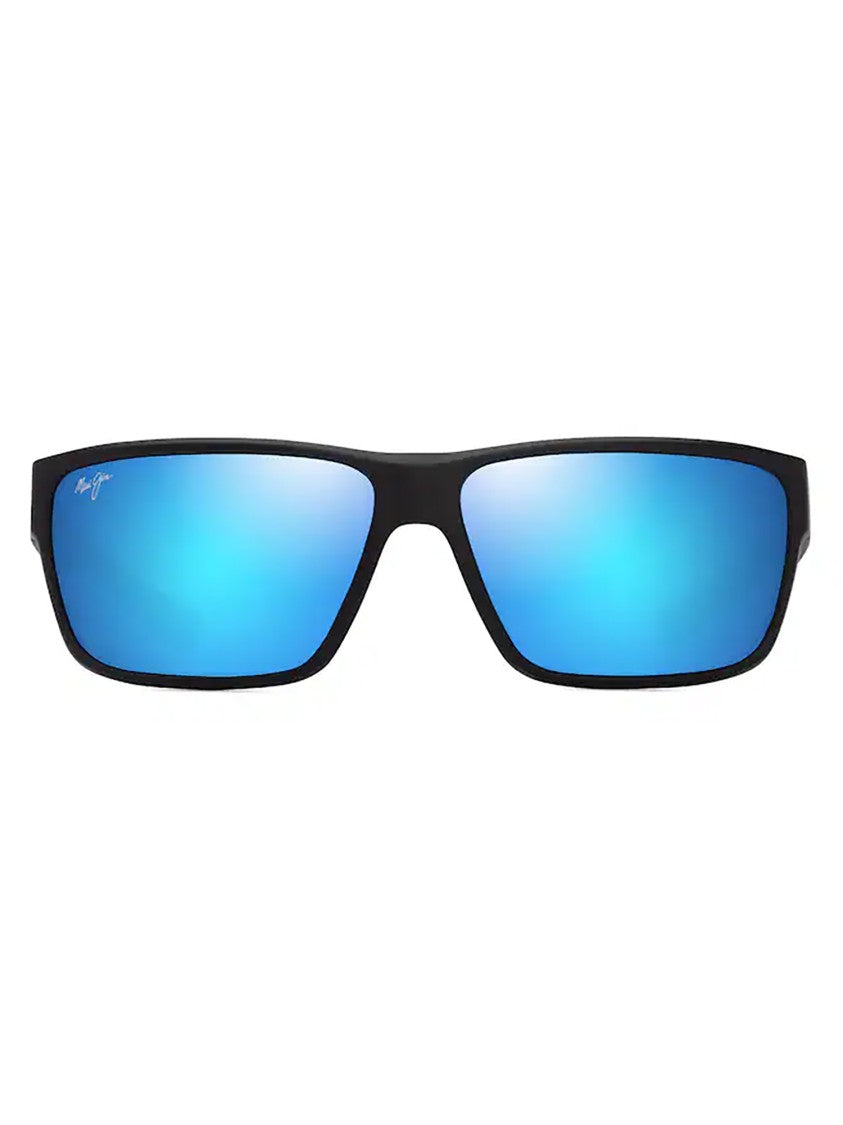 Maui Jim Uila Bold Rectangular Frame Sunglasses
