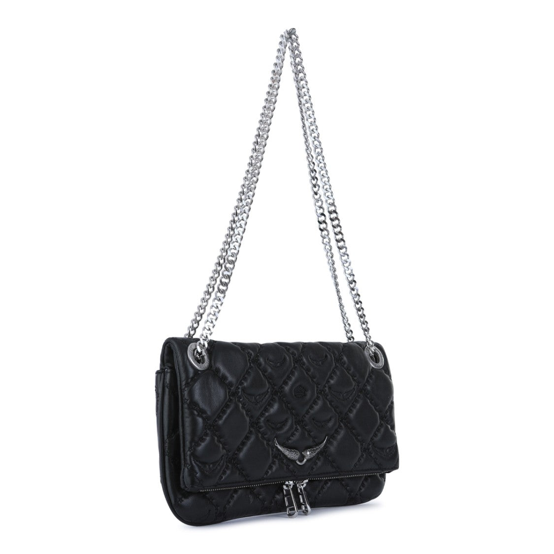 Zadig & Voltaire Black Leather Rock Ii Shoulder Bag