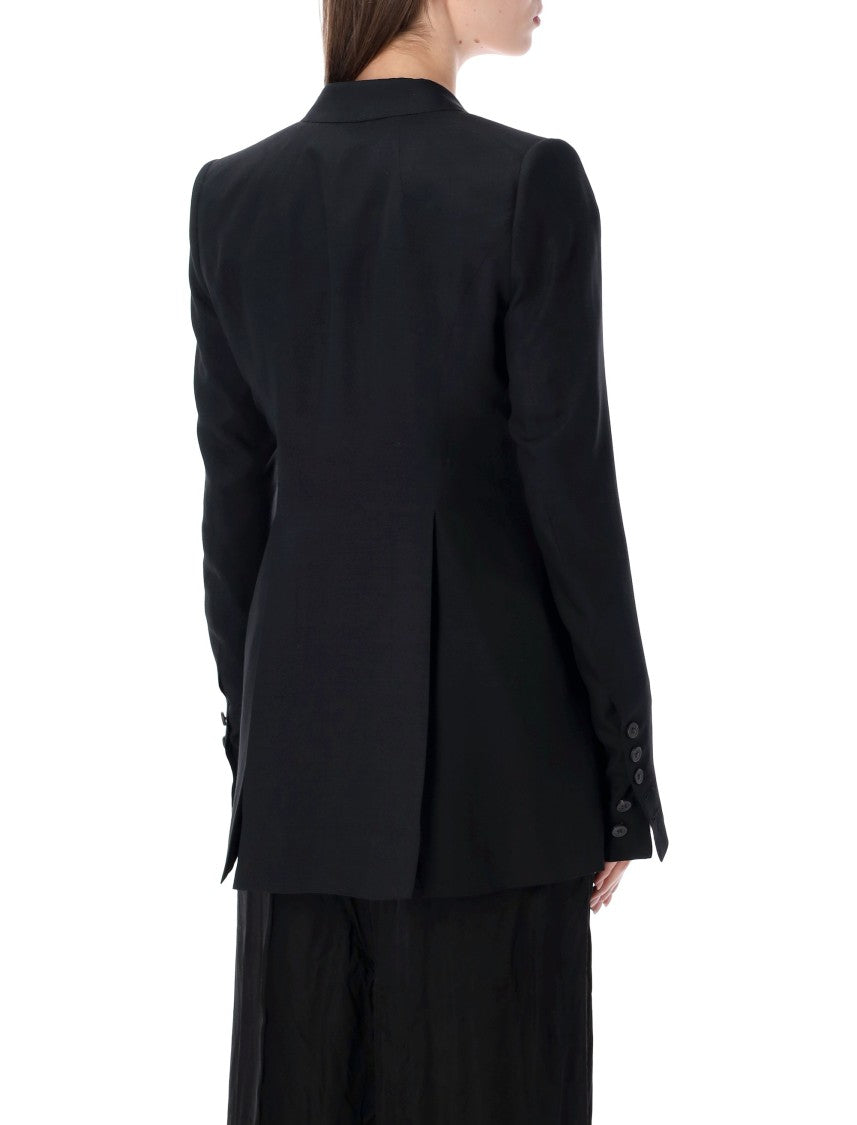 Rick Owens Fluid Deep V Blazer