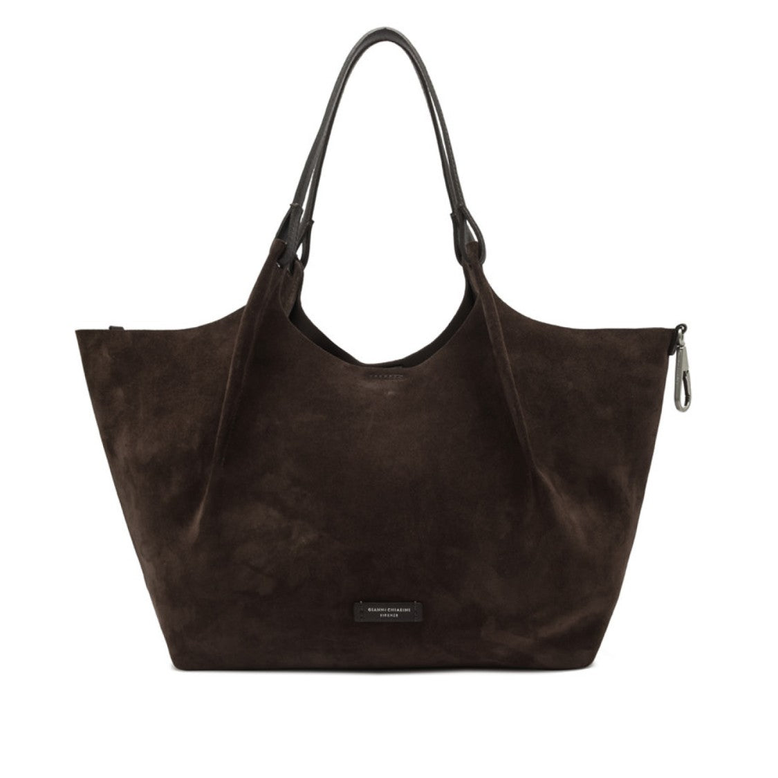 Gianni Chiarini Coffee Dua Suede Bag