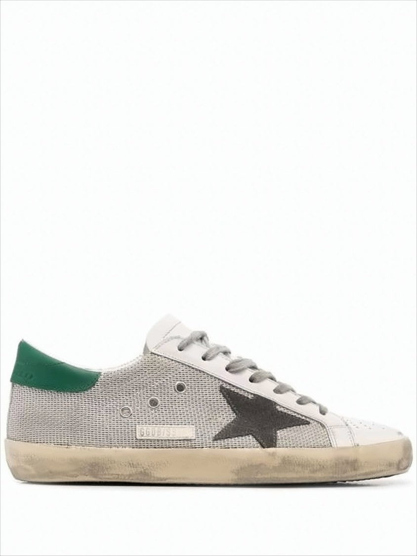 Golden Goose Worn-In Low-Top Sneakers With Distressed Finish