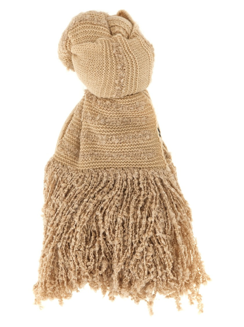 Fabiana Filippi Bouclé Fringed Scarf